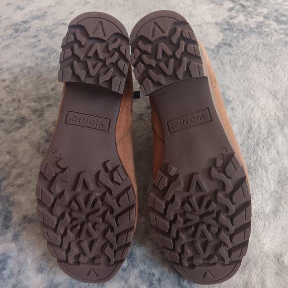 Vionic Wilma Waterproof Ankle Boot Toffee Nubuck Womens Size 5 - Picture 9 of 11